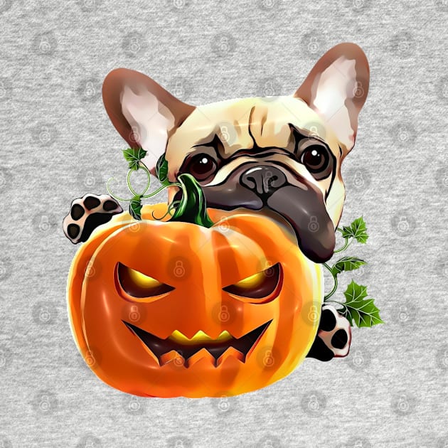 French bulldog and pumpkin, pumpkin,pumpkins,halloween,fall,spooky by Collagedream